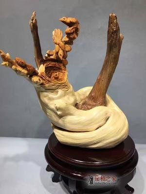 正宗崖柏陀陀雙色老料根藝《全家福》天賜精品良木