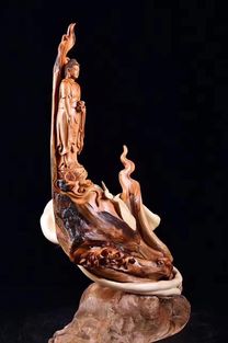 名師作品 精品崖柏 太行陳化料 大日如來(lái)