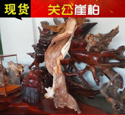 崖柏關(guān)公木雕 匠心工藝，守護(hù)平安的藝術(shù)典藏